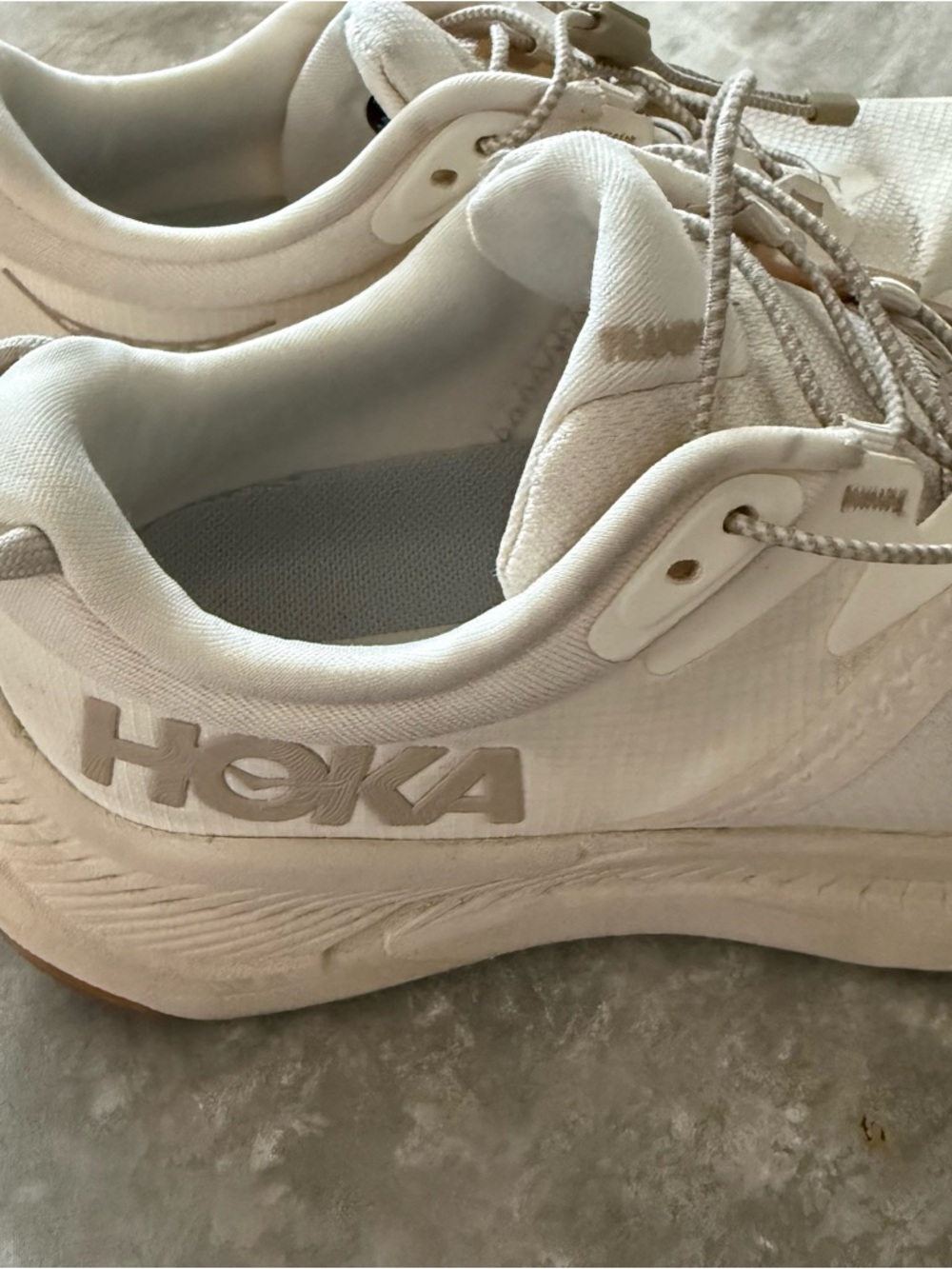Hoka Women's Sneakers in Light Beige/Cream - Picture 6 of 13